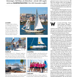 2022 01 03 Artikel aus der Zeitschrift „Yacht“